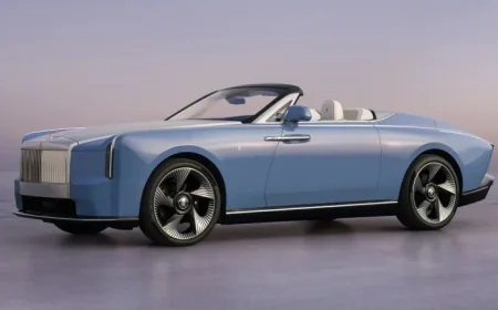 Rolls-Royce Unveils 18.9-Foot Electric Convertible ‘Project Nightingale’ with Chrome Tail Fins