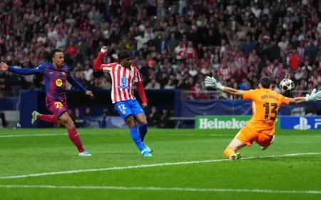 Lookman and the turning point as the Atletico-Barcelona tie tilts at halftime