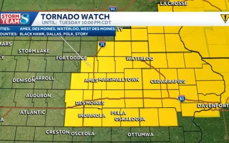 Kwwl and Iowa’s Tuesday storm threat: a day measured by warnings, waiting, and uneasy skies