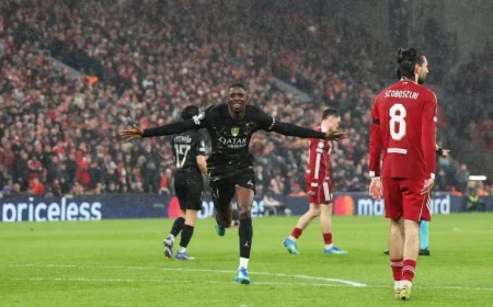 Dembele Propels PSG Past Liverpool to Secure Semi-Final Spot