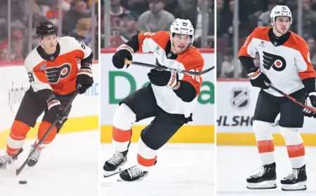 Oliver Bonk Headlines Five Flyers Recalls After Playoff Berth