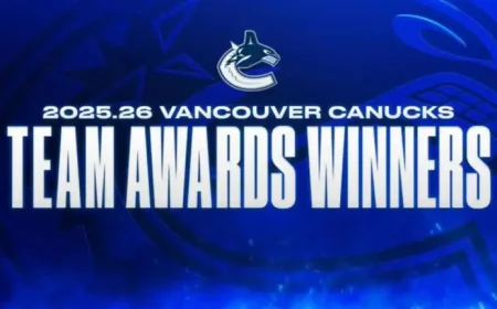 Canucks Spotlight Zeev Buium in 2025-26 Award Vote With 9-Point Impact