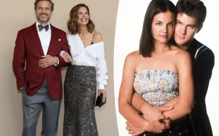 Joshua Jackson Katie Holmes Red Carpet Reunion Lights Up NYC Screening