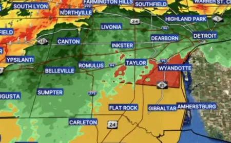 Tornado warning grips Southeast Michigan as storm risks rise overnight