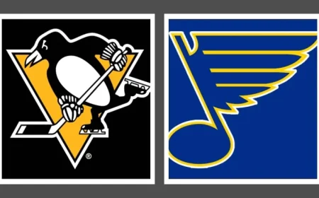 Penguins Face Blues: Livanavage Debuts in NHL Game 82 – How to Watch