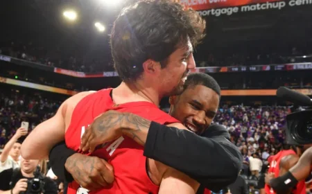 Deni Avdjia Leads Blazers’ Late Rally to Secure No. 7 Seed Over Suns