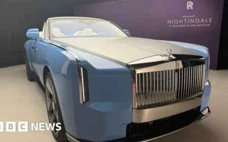 Rolls-Royce Unveils New Two-Seater Electric Convertible Car