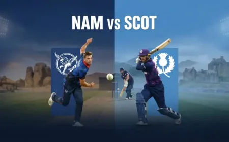 Namibia Vs Scotland: McMullen’s 100 Turns a 198-Run Chase into a Statement Win