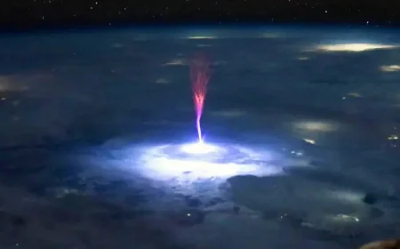 International Space Station Reveals 2 Frontiers at Once: Rare Lightning and Space Farming