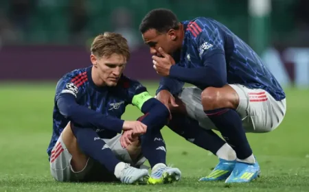 Arsenal Game Today: Odegaard’s injury setback puts 2 huge matches in focus