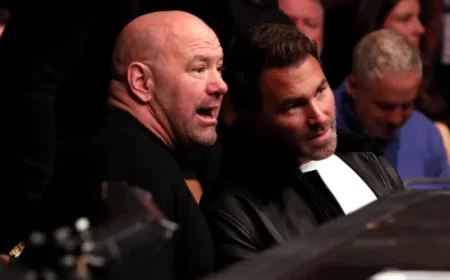 Eddie Hearn Criticizes Dana White Over Fight Remarks, Labels It “Biggest Event”