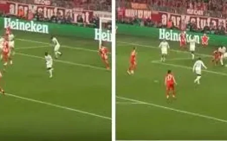 Rudiger Reaction After Goal-Saving Block Against Bayern Munich Caught on Camera