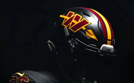 Washington Commanders Unveil Alternative Uniforms Featuring Spear-Emblazoned Helmets