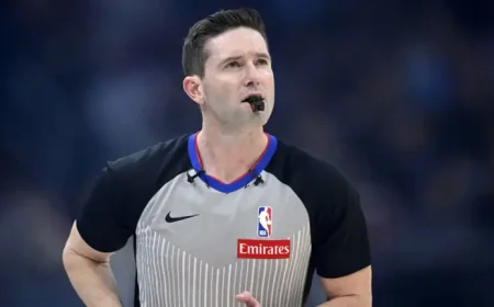 Warriors: Ben Taylor injury forces NBA ref swap in 3rd quarter of Clippers game