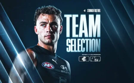 Carlton Vs Collingwood: 3 changes, 2 inclusions and Voss’s 100th in Thursday night’s Peter Mac Cup