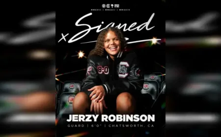 Jerzy Robinson Signs South Carolina as the 2026 class takes shape