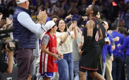 Joel Embiid’s Surprise Boost Powers Tyrese Maxey and Sixers to Playoffs