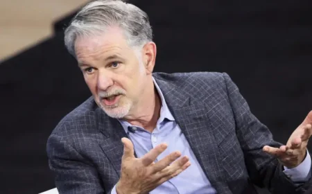 Reed Hastings set to exit Netflix board after 8% stock drop and Warner Bros deal fallout