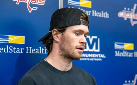 Connor McMichael Confident in Resolving Contract Extension with Capitals Soon