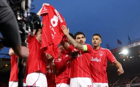 Elliot Anderson Ruled Out as Nottingham Forest Face Porto After Family Loss