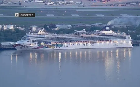 Norwegian Jewel Departs Philadelphia, First Cruise Ship in 15 Years