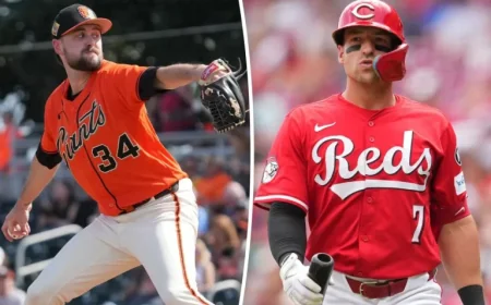 Giants Hit Reds’ Spencer Steer Following Heated Rant