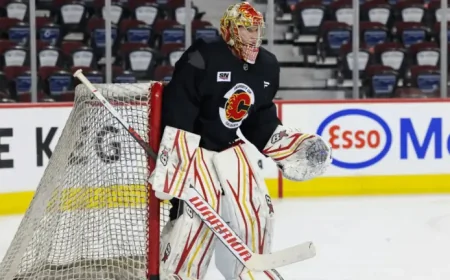 Arsenii Sergeev and the quiet emergency behind a Flames debut