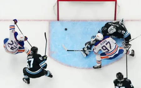 Art Ross Trophy looms for McDavid as Oilers star nears another NHL milestone