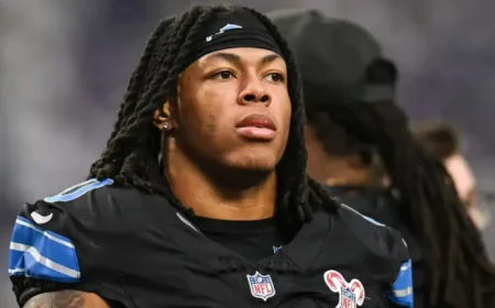 Jahmyr Gibbs and the 5th-year option debate: 3 clues from Brad Holmes, Mike Florio