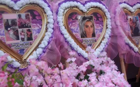 Scarlett Faulkner Rip: Family create floral tribute outside Limerick funeral home