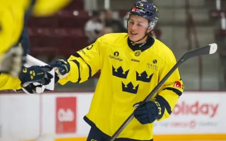 Stenberg Leads International Skaters in 2026 NHL Draft Rankings