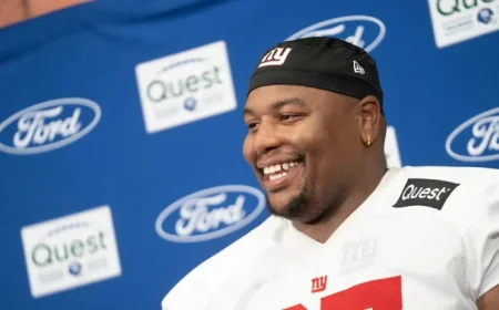 Dexter Lawrence Set to Part Ways with NY Giants