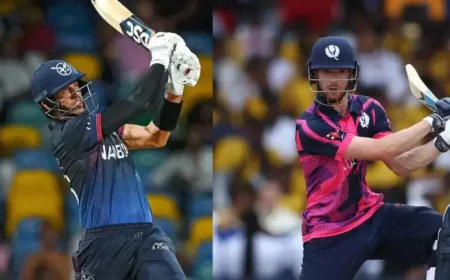 Scotland Vs Namibia: Scotland chase 160 to take series opener in Windhoek