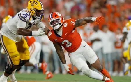 Detroit Lions Choose Edge Rusher T.J. Parker in 2026 NFL Mock Draft