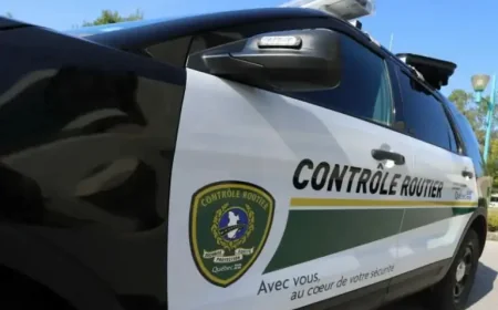 Contrôle Routier Québec: 72 Hours Without Rest and Failed Brakes Force Semi-Trailer Off the Road