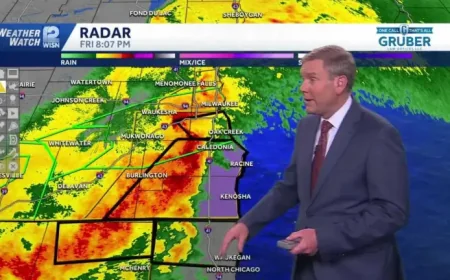 Tornado Warning Wisconsin as Friday Night Storms Shift the Risk Across Southeast Wisconsin