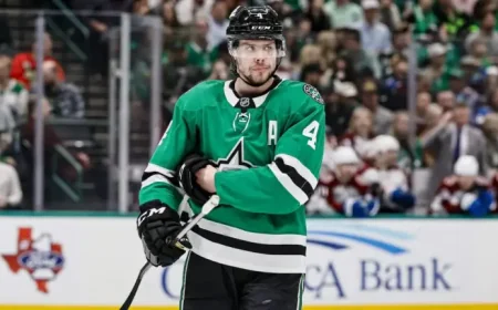 Roope Hintz set to miss start as Stars weigh Miro Heiskanen for Game 1