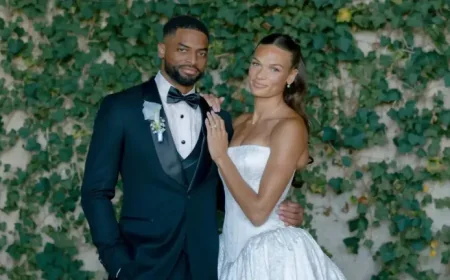 Anna Hall Marries Darius Slayton at Oheka Castle