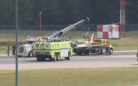 Emergency Landing at RDU Leaves No One Hurt as a Small Plane Closes a Runway