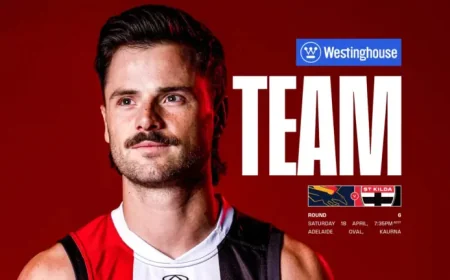 Adelaide Crows and St Kilda’s Round Six reset: selection changes shape a Saturday night test
