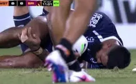 Tigers Vs Broncos Score as halftime tension turns to a Payne Haas concern