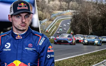Nurburgring red flag 1 shock: ambulance on track halts Max Verstappen race