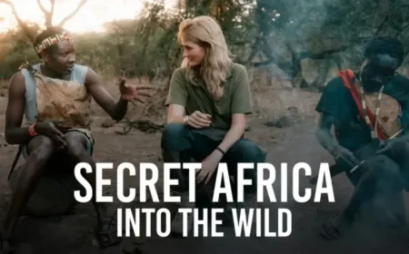 Lucy Shepherd faces a lion encounter in Secret Africa: Into the Wild