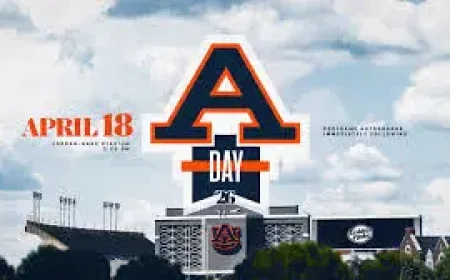 Auburn A Day as the spring game begins under Alex Golesh