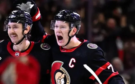 Brady Tkachuk near the playoff line as Ottawa closes the regular season