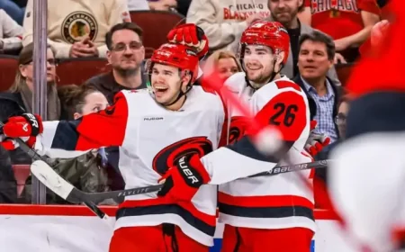 Logan Stankoven and the 8-game surge behind Carolina’s playoff push