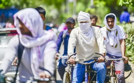 C: 45.4°C heat pushes Uttar Pradesh into an earlier, harsher season