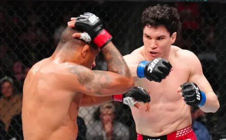 UFC Winnipeg: Mike Malott Defeats Gilbert Burns by TKO Retirement