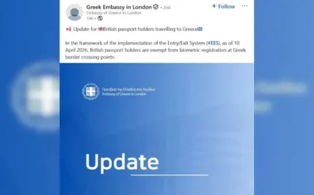 Eu Entry Exit System Greece: 3 Things British Travelers Should Know About the 2026 Exemption