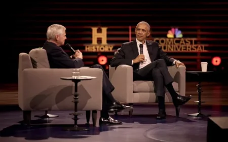 Obama, Biden, Bush, Clinton, and Celebrities Gather at Philadelphia Event